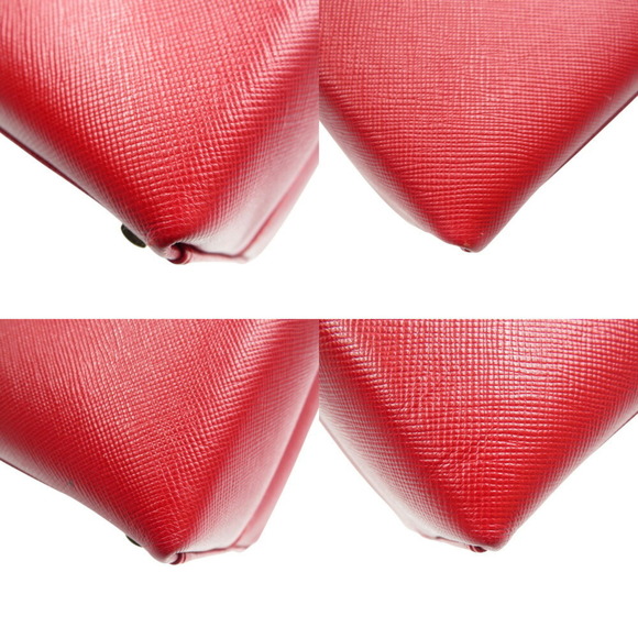 SALVATORE FERRAGAMO Red Leather Shoulder Bag - Picture 7 of 7